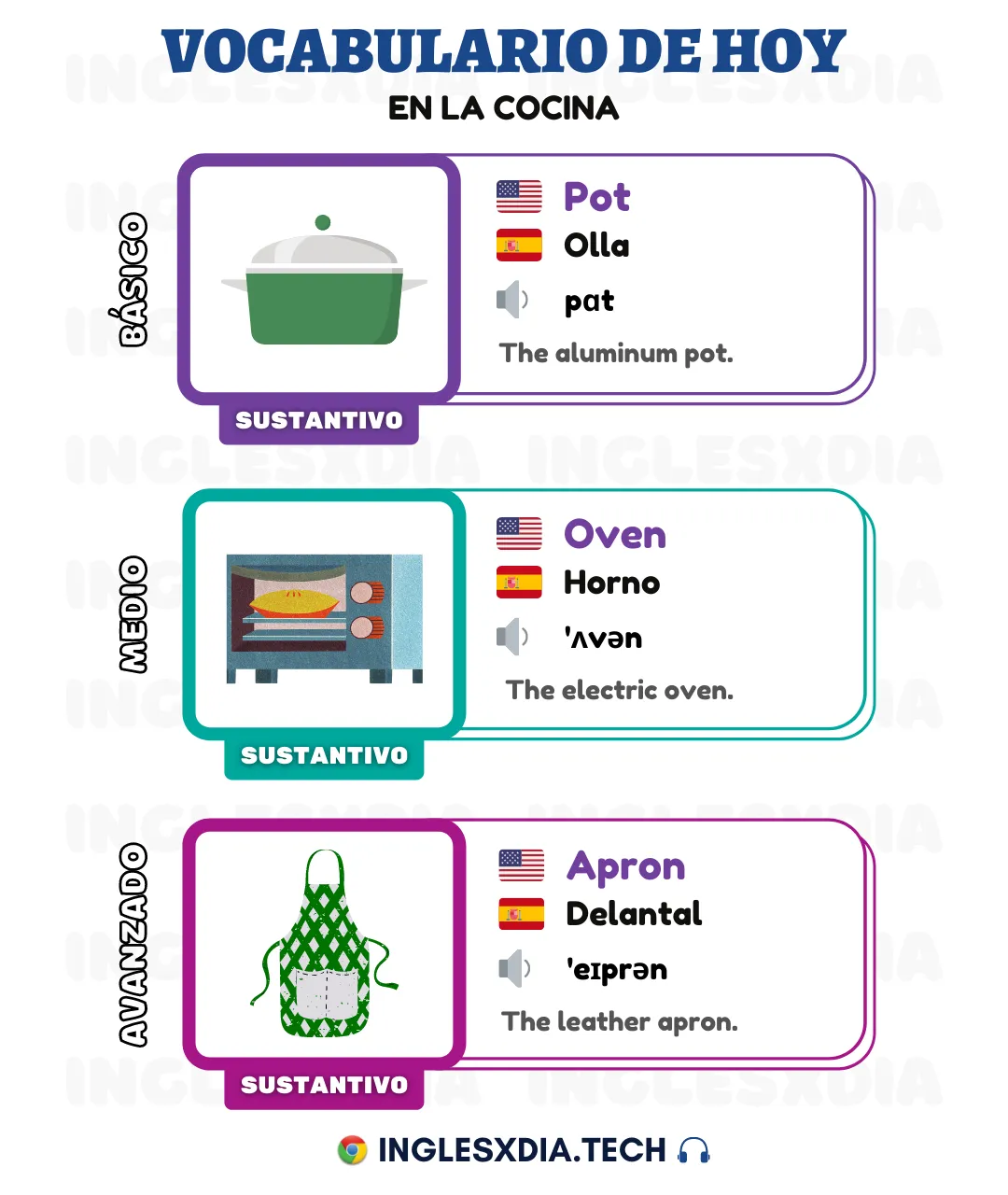 Palabras en inglés día 6