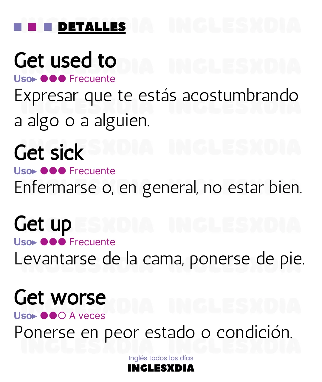 Phrasal verb Get (290)