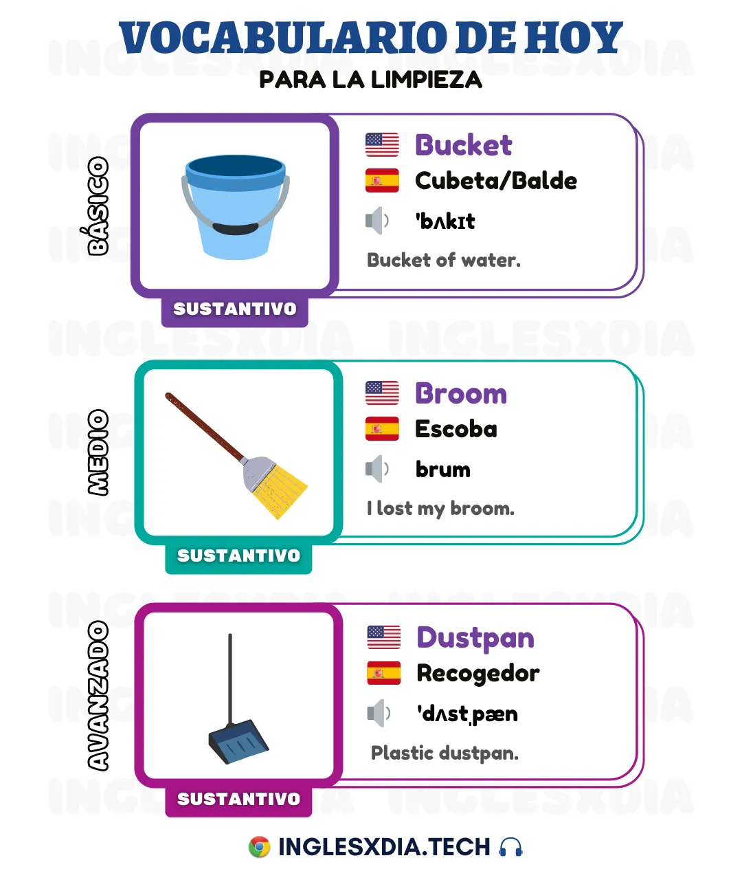 Palabras en inglés día 30