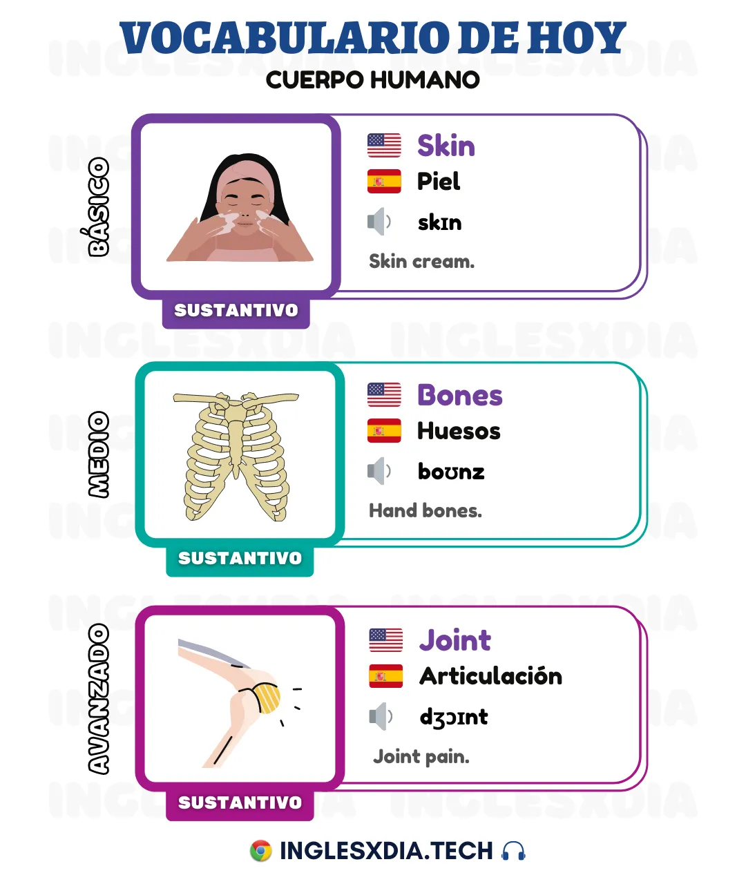 Palabras en inglés día 34