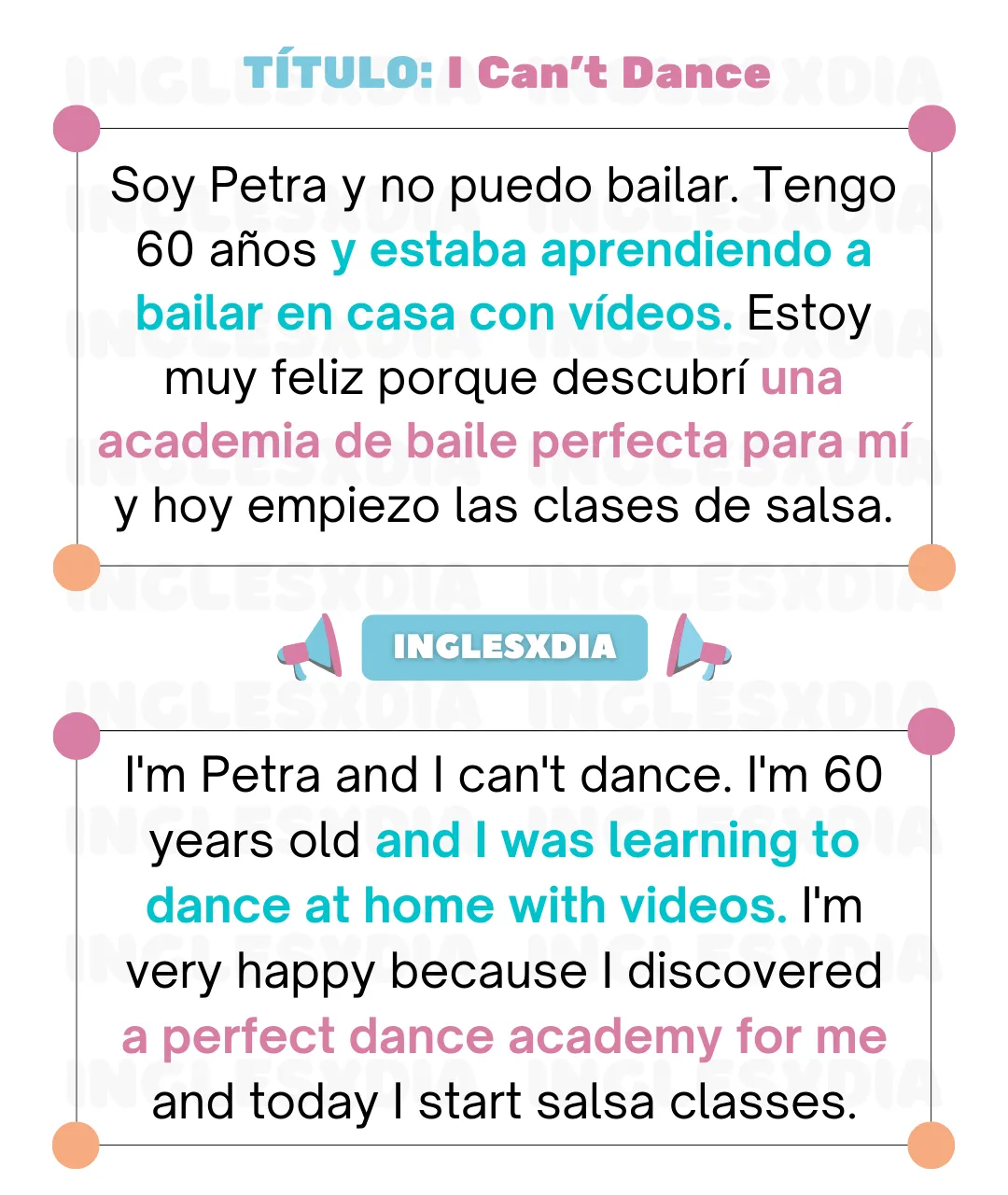 I Can’t Dance (811)