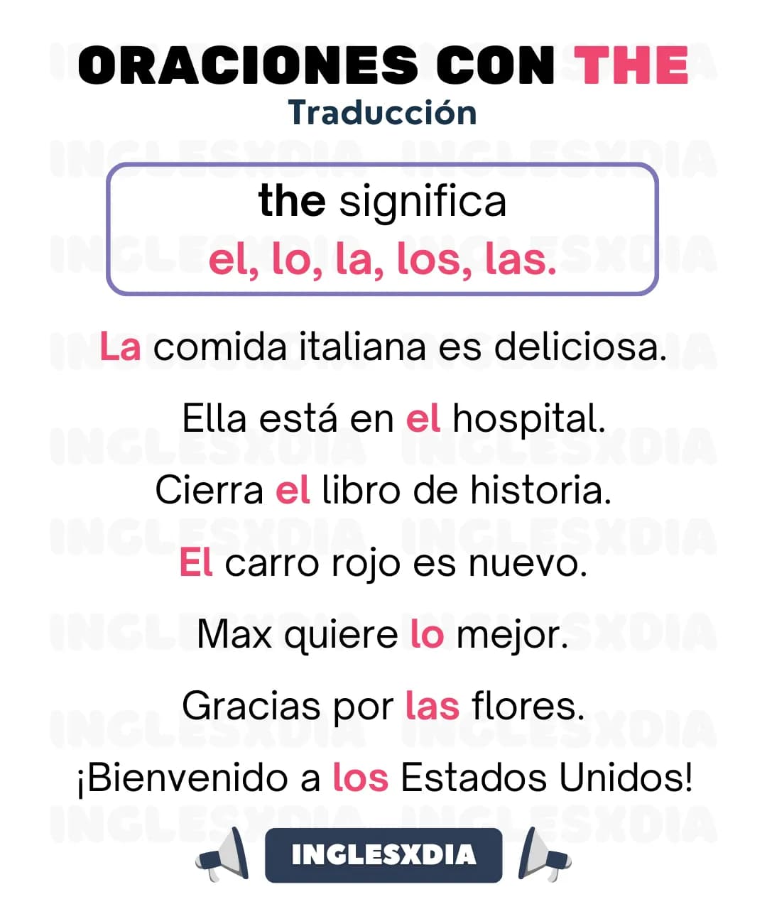 Oraciones con The (881)