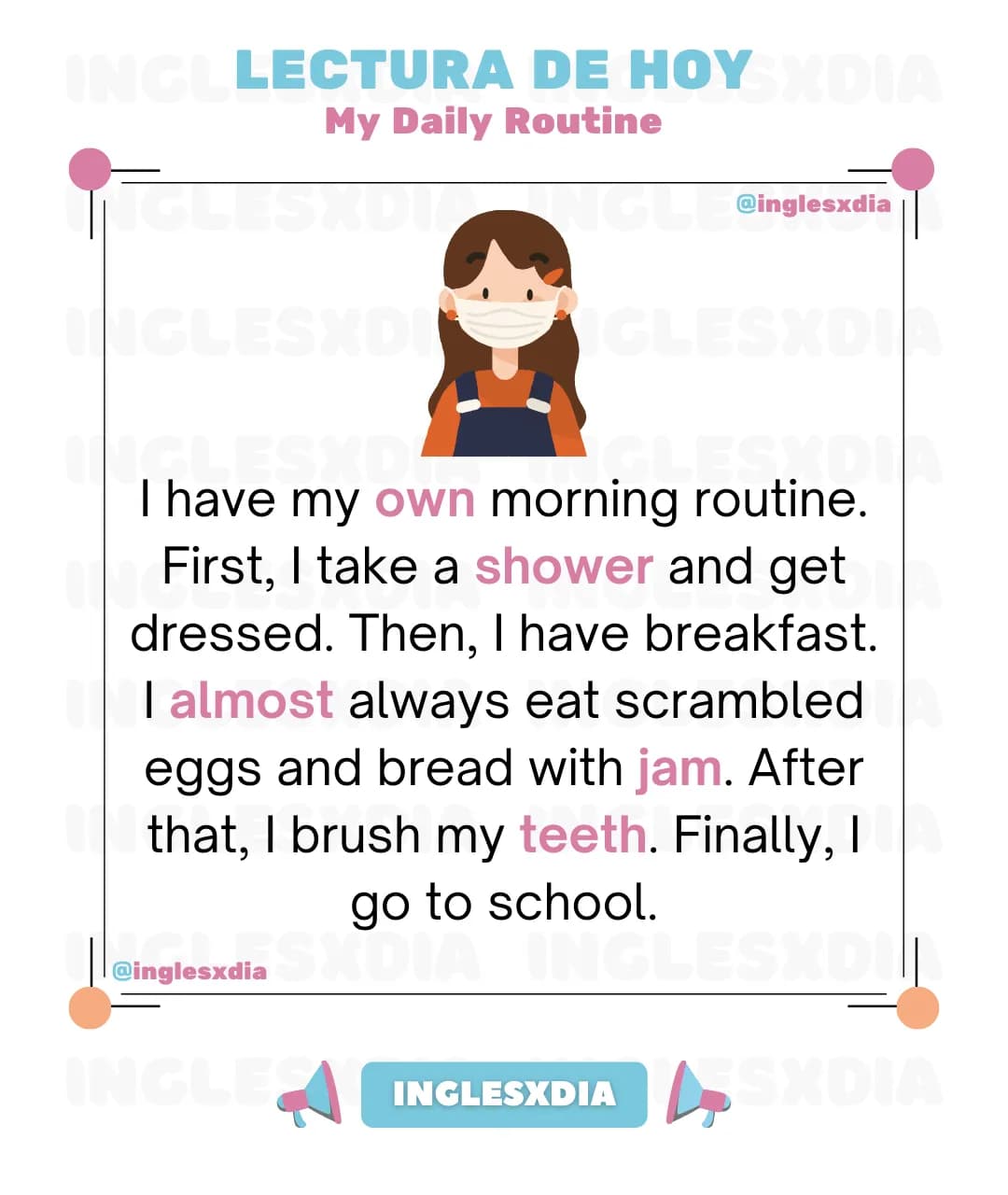 My daily routine