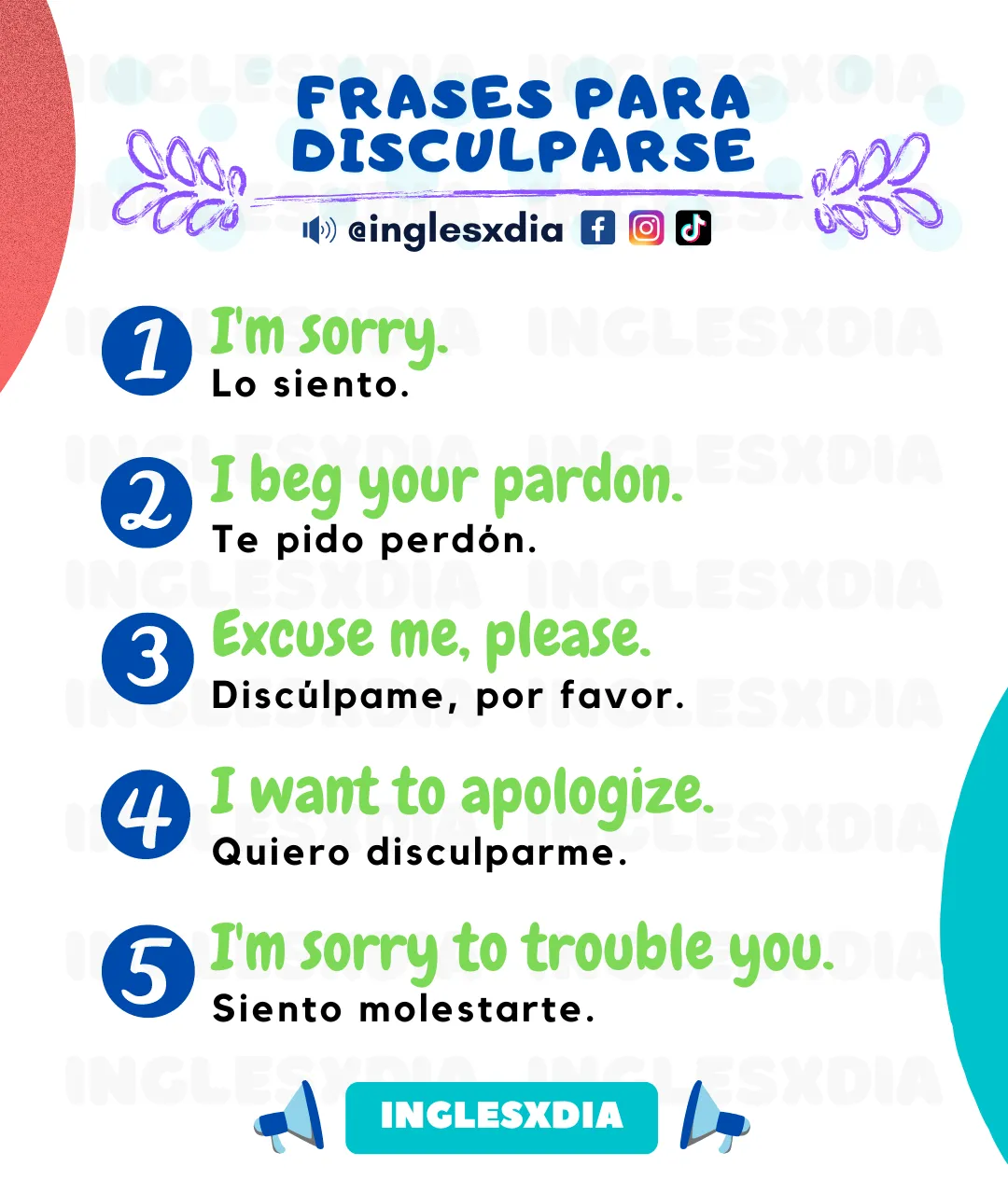 Frases para Disculparse