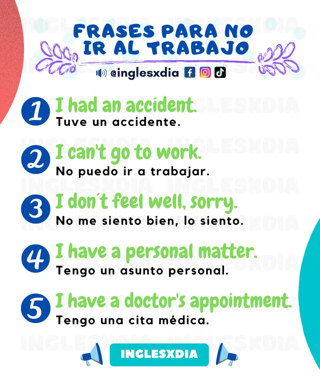 Frases para No Ir Al Trabajo