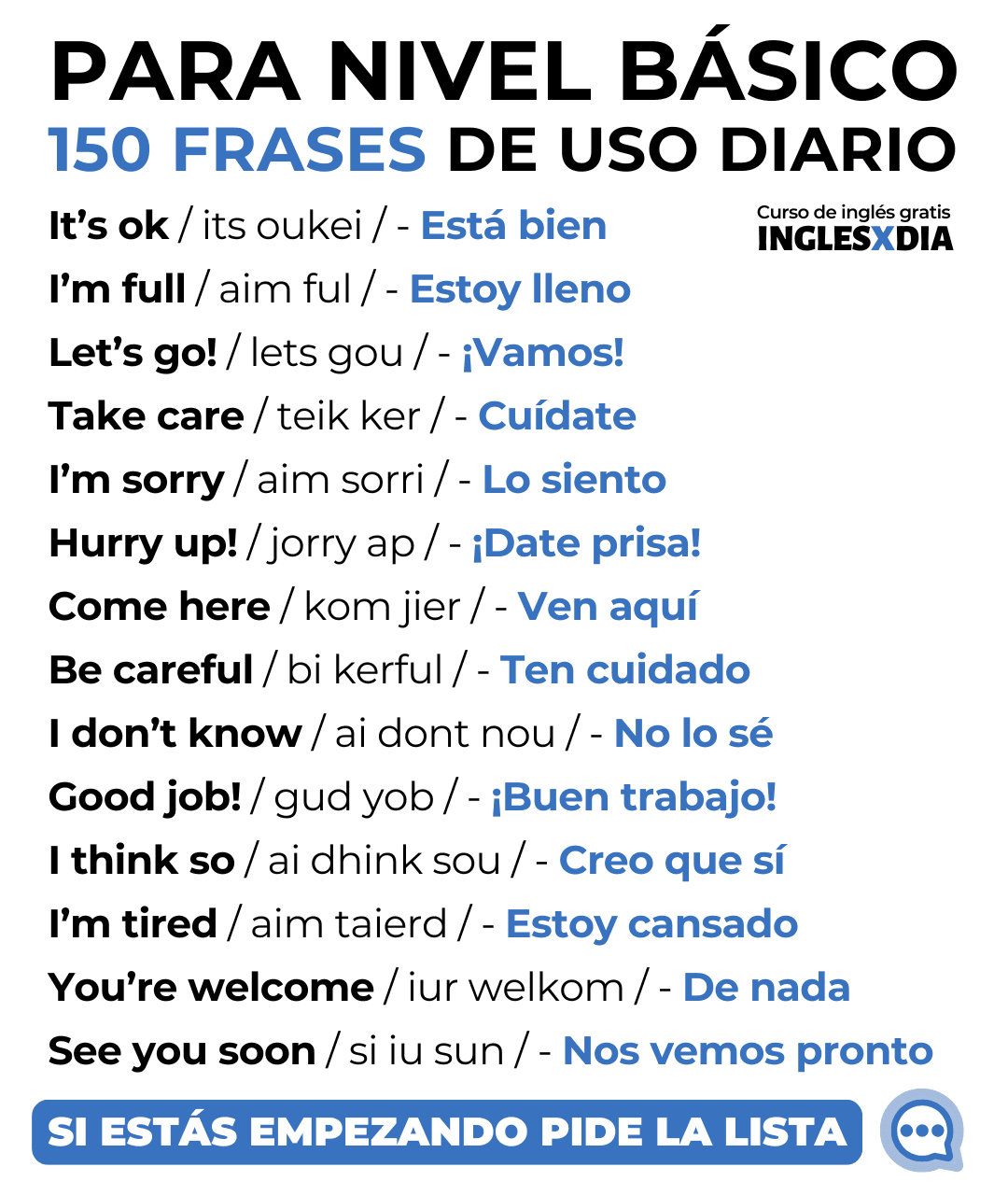 Frases de uso diario