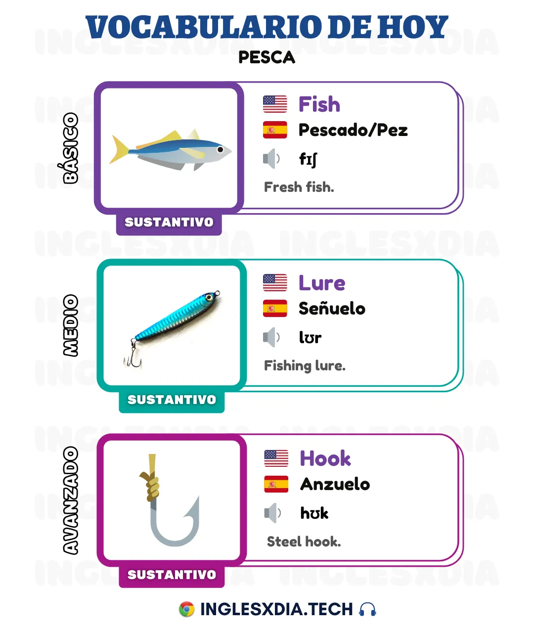 Palabras en inglés día 16
