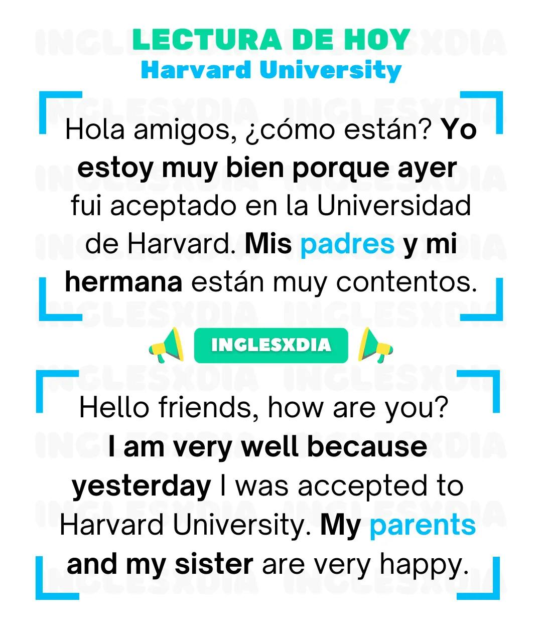 Curso de inglés en línea: Lectura básica · Harvard University