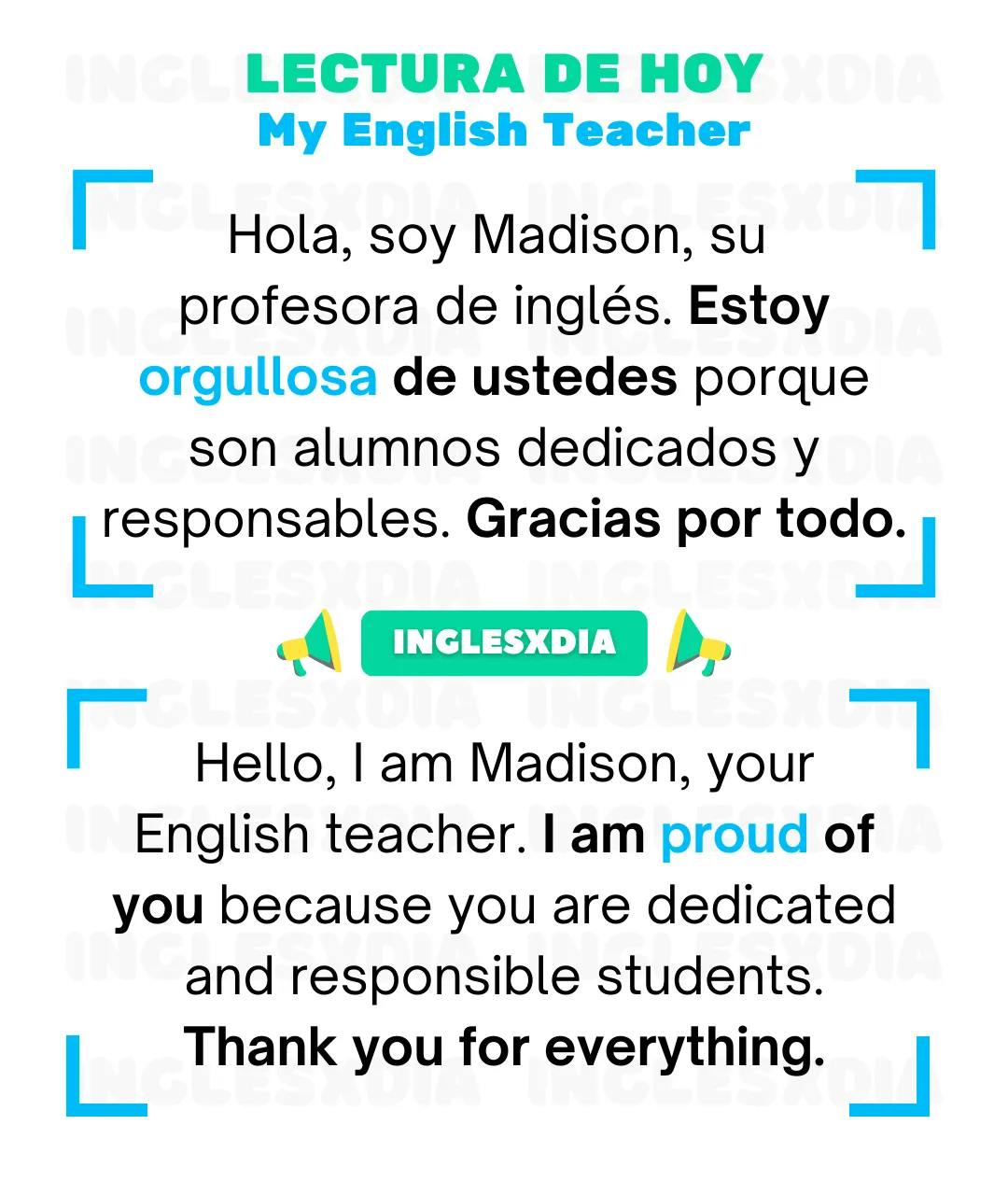 Curso de inglés en línea: Lectura básica · My English Teacher