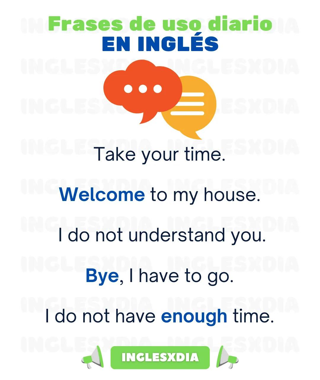 Curso de inglés en línea: frases en inglés de uso diario