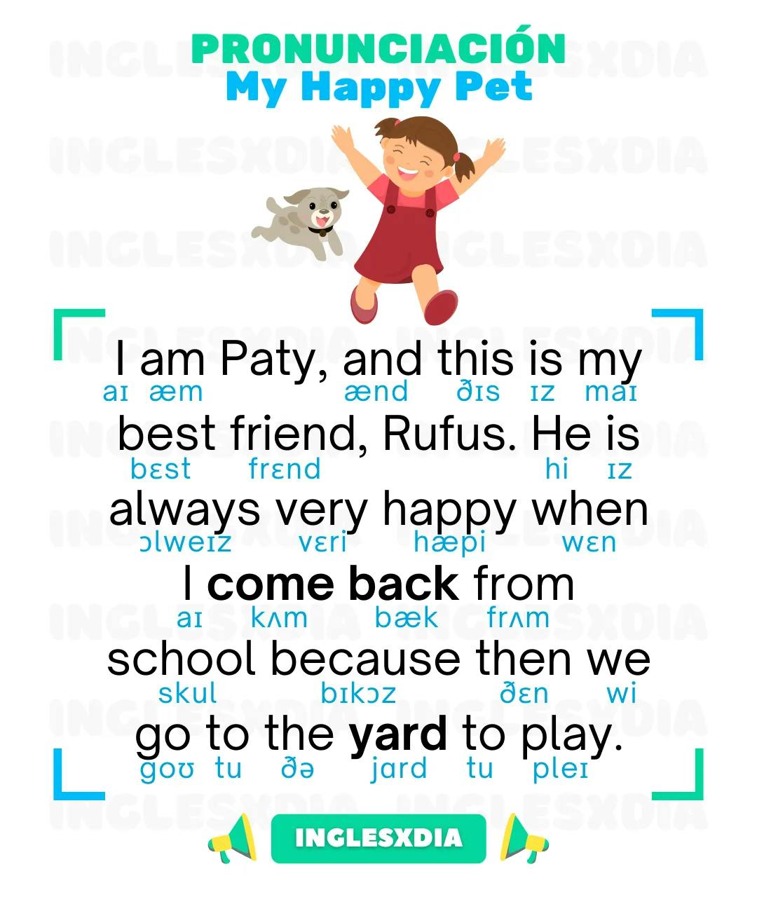 Curso de inglés en línea: Lectura básica · My Happy Pet