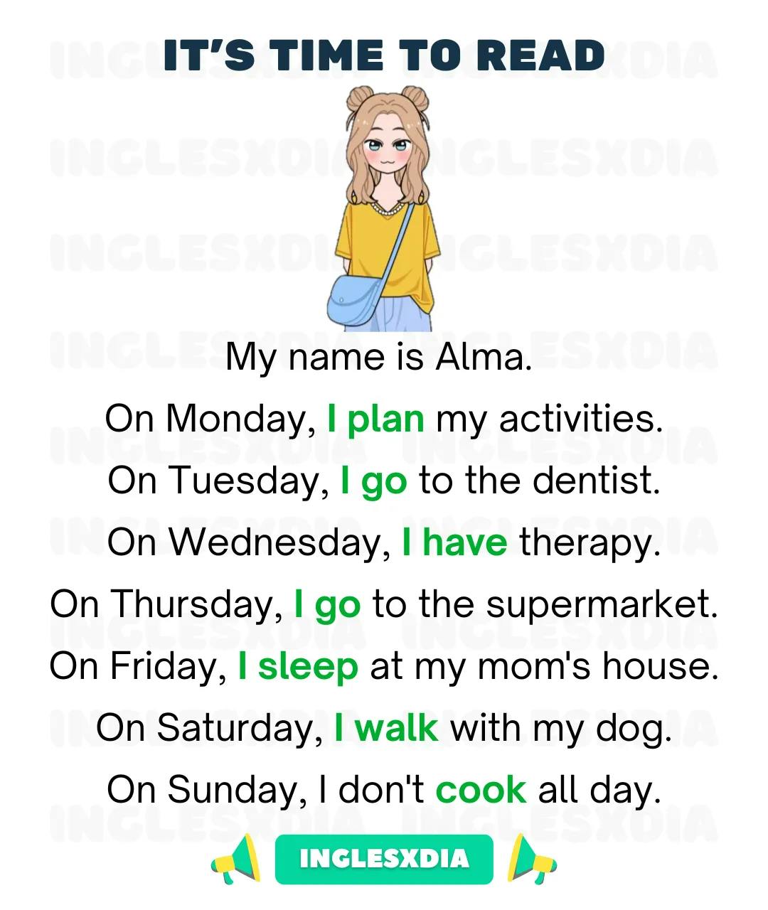 Alma's routine