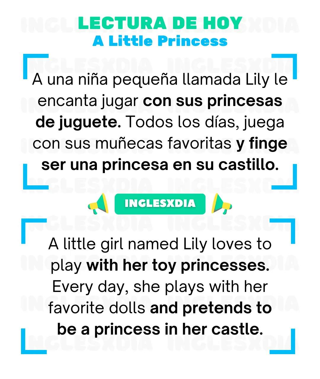 Curso de inglés en línea: Lectura básica · A Little Princess