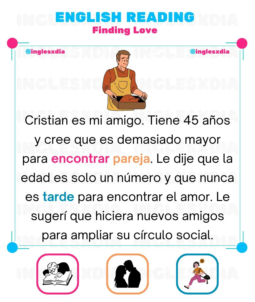 Curso de inglés en línea: Lectura básica · Finding Love
