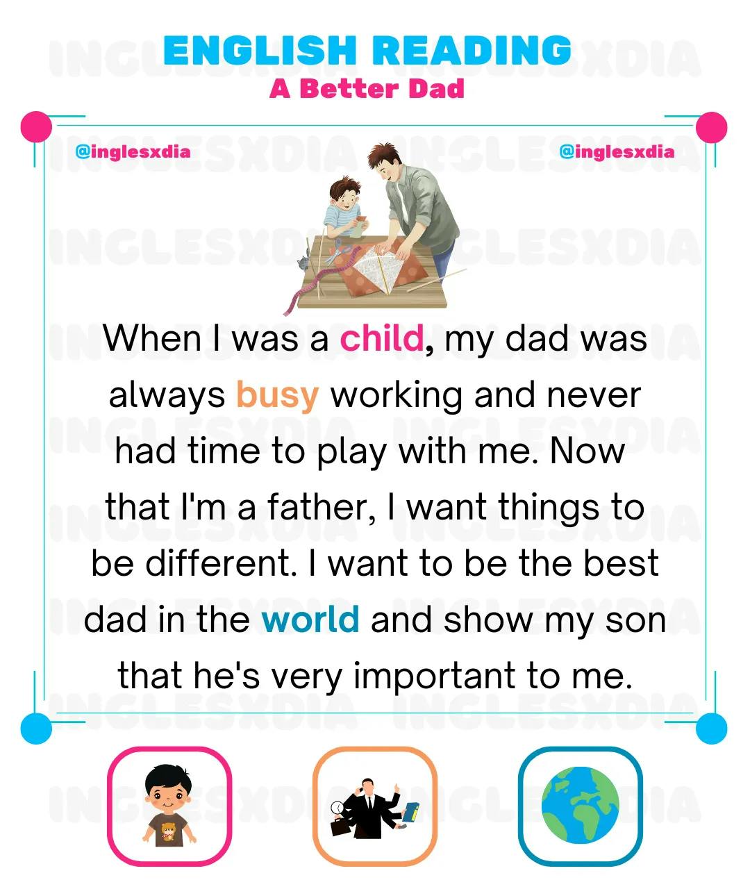 Curso de inglés en línea: Lectura básica · A Better Dad