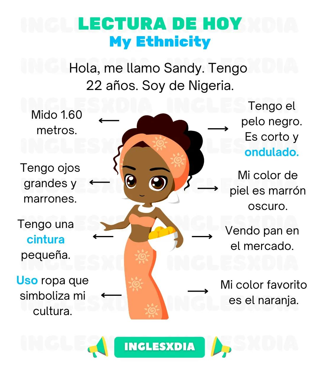 Curso de inglés en línea: Lectura básica · My Ethnicity
