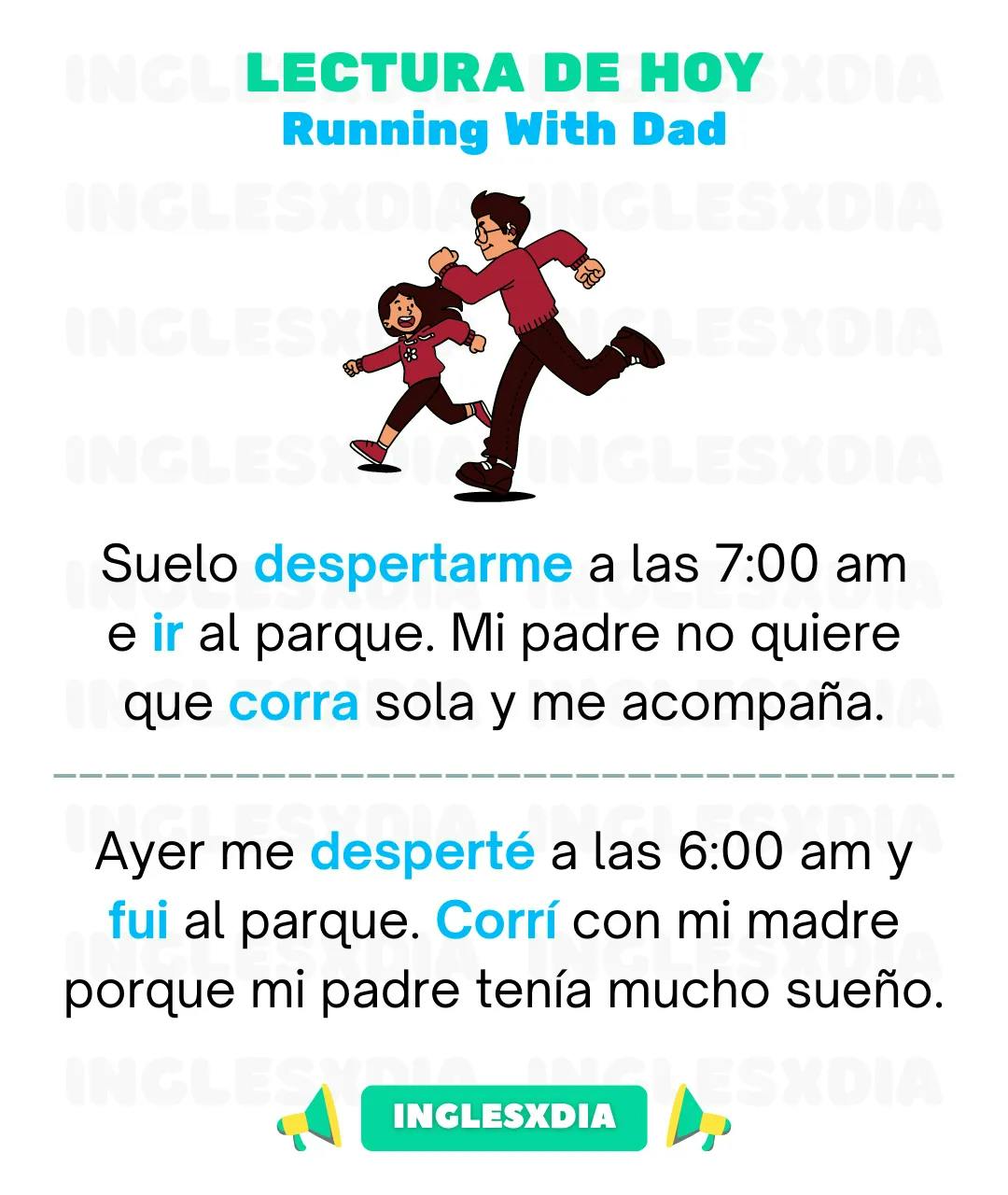Curso de inglés en línea: Lectura básica · Running With Dad