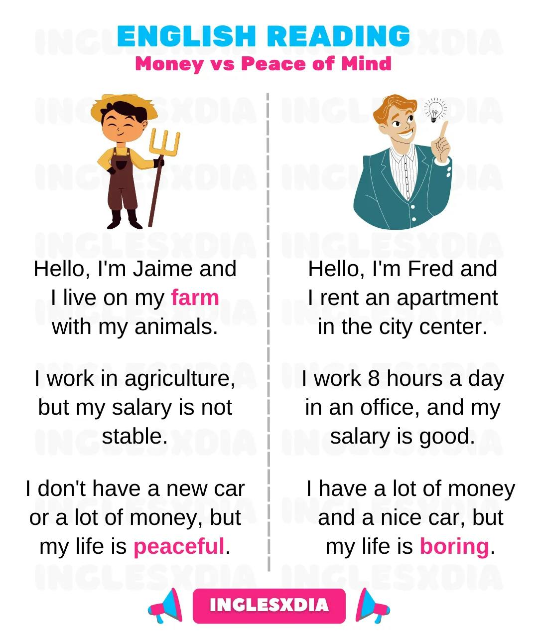 Money vs Peace of Mind