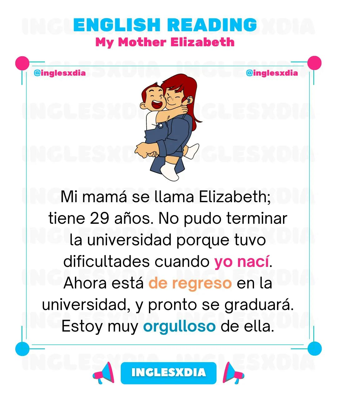 Curso de inglés en línea: Lectura corta · My Mother Elizabeth