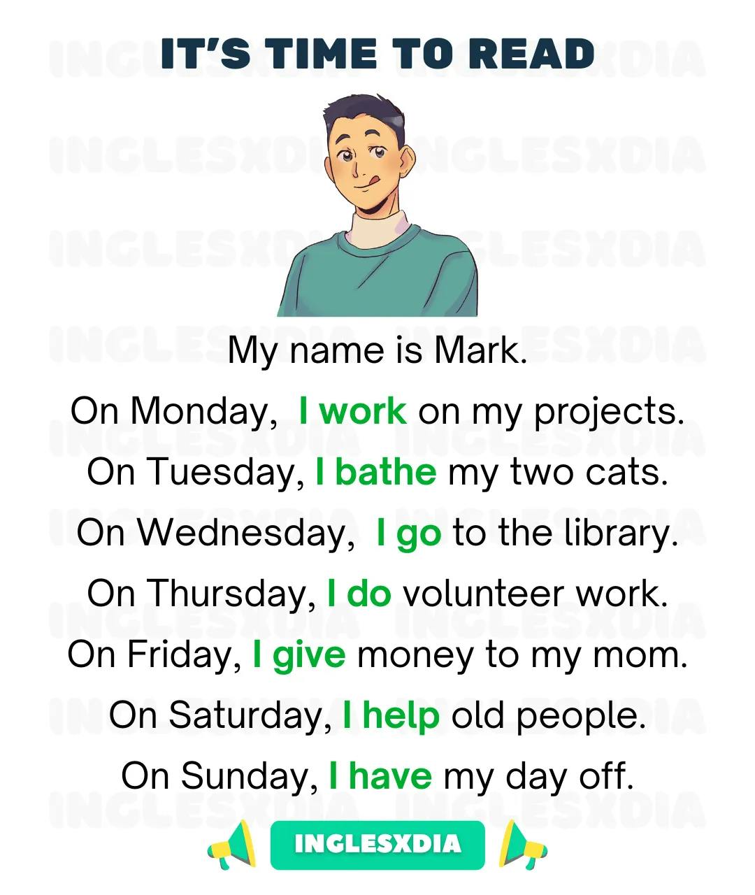 Mark's routine