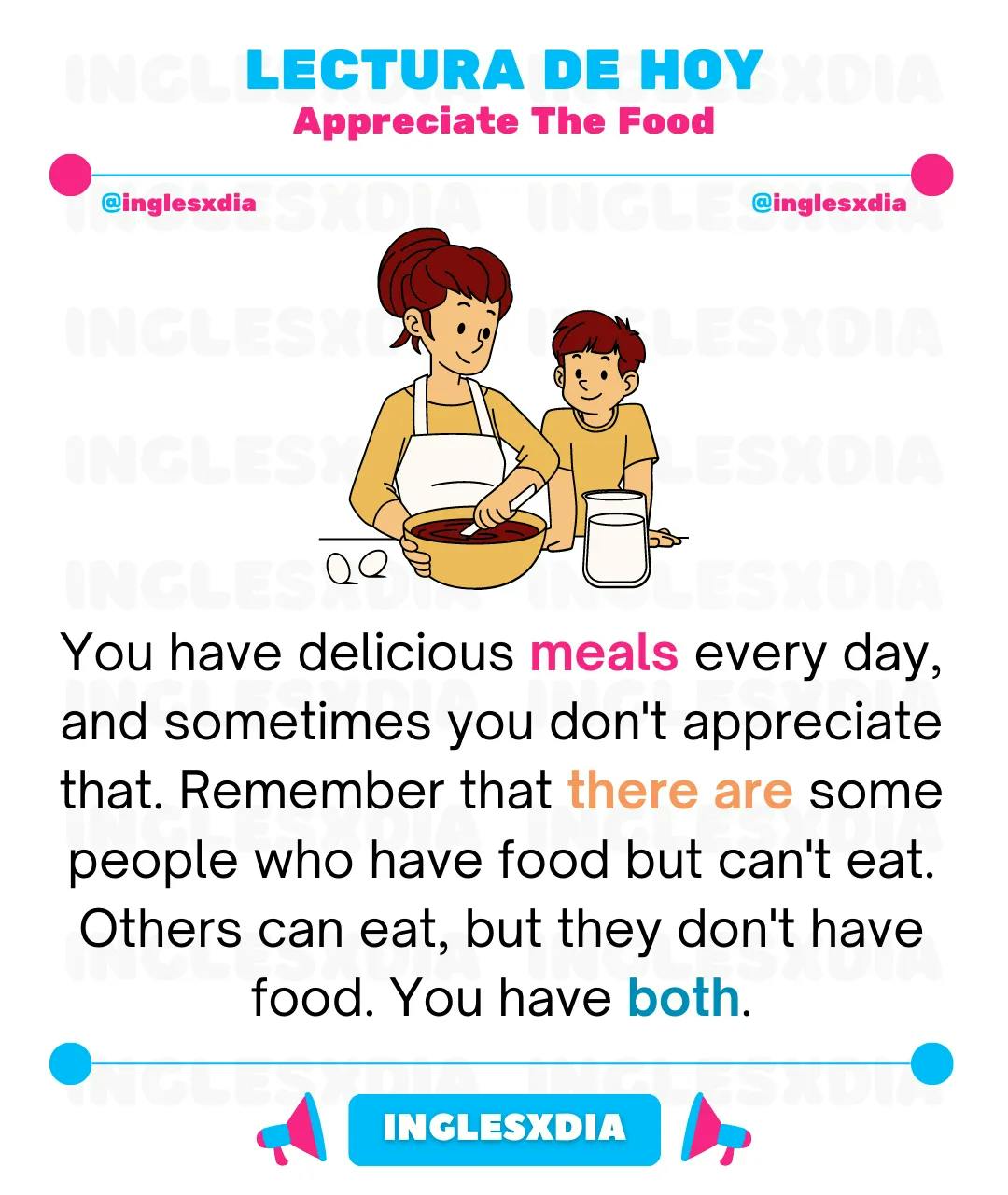 Appreciate The Food