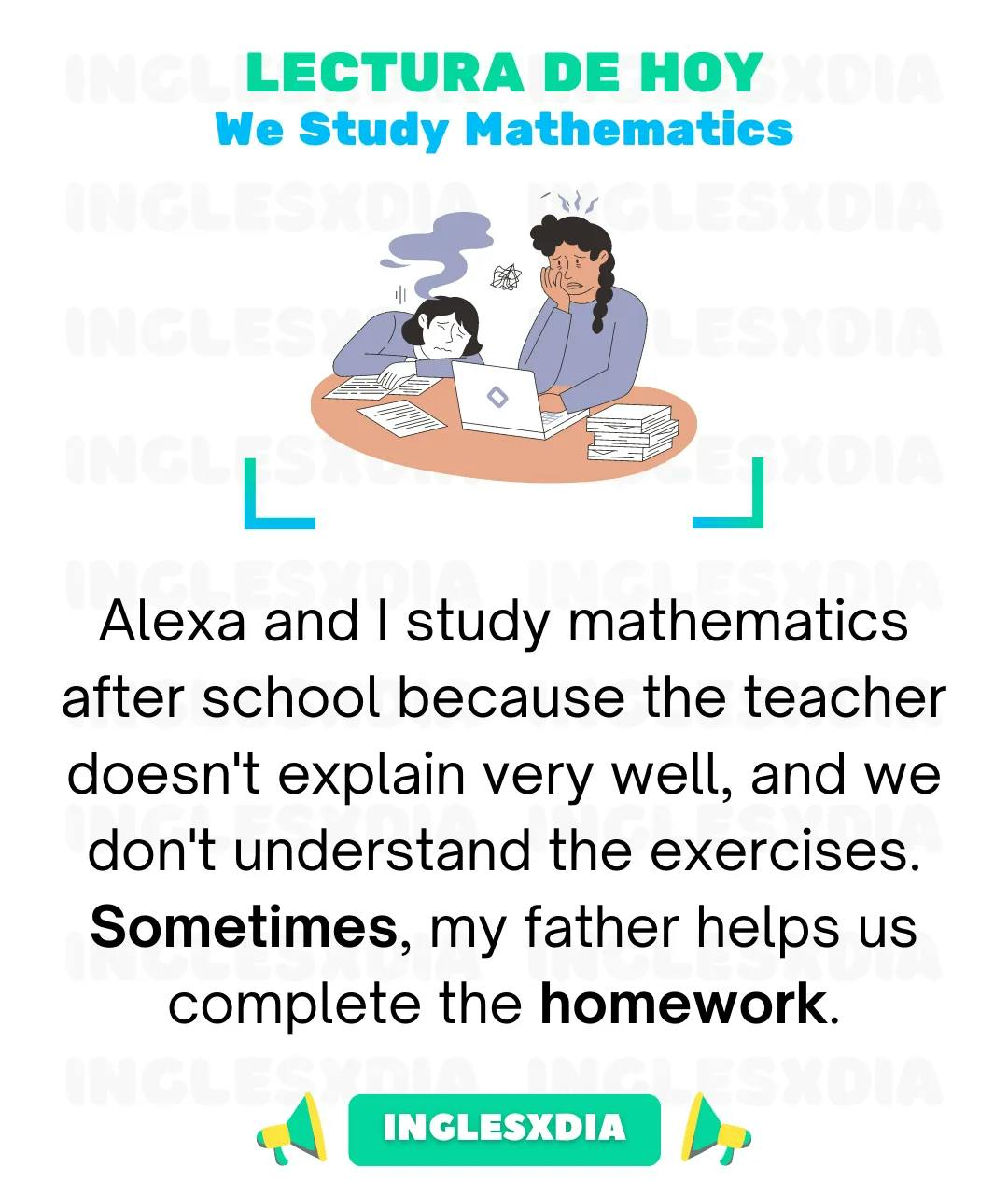 We Study Mathematics