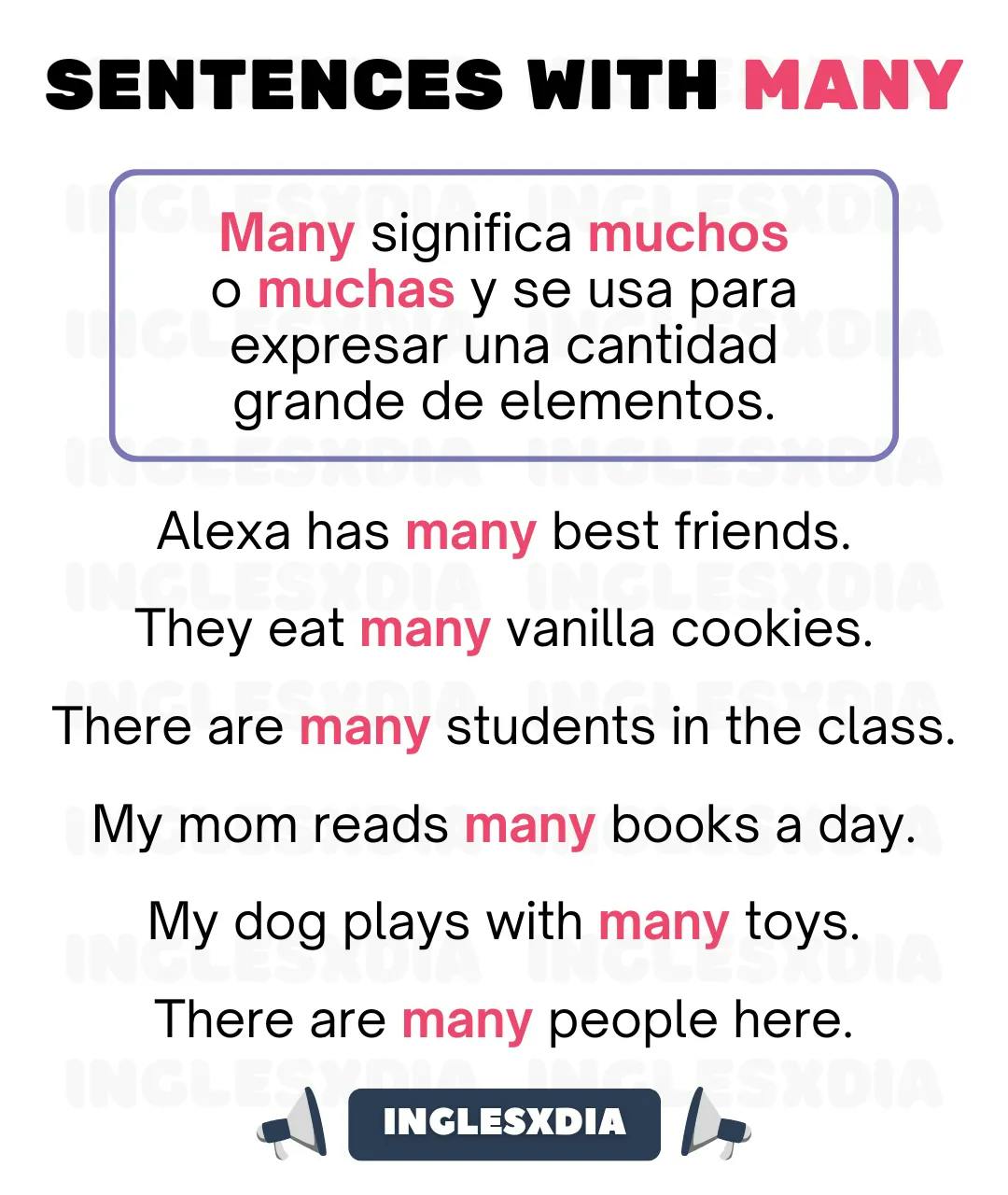 Sentences With Many