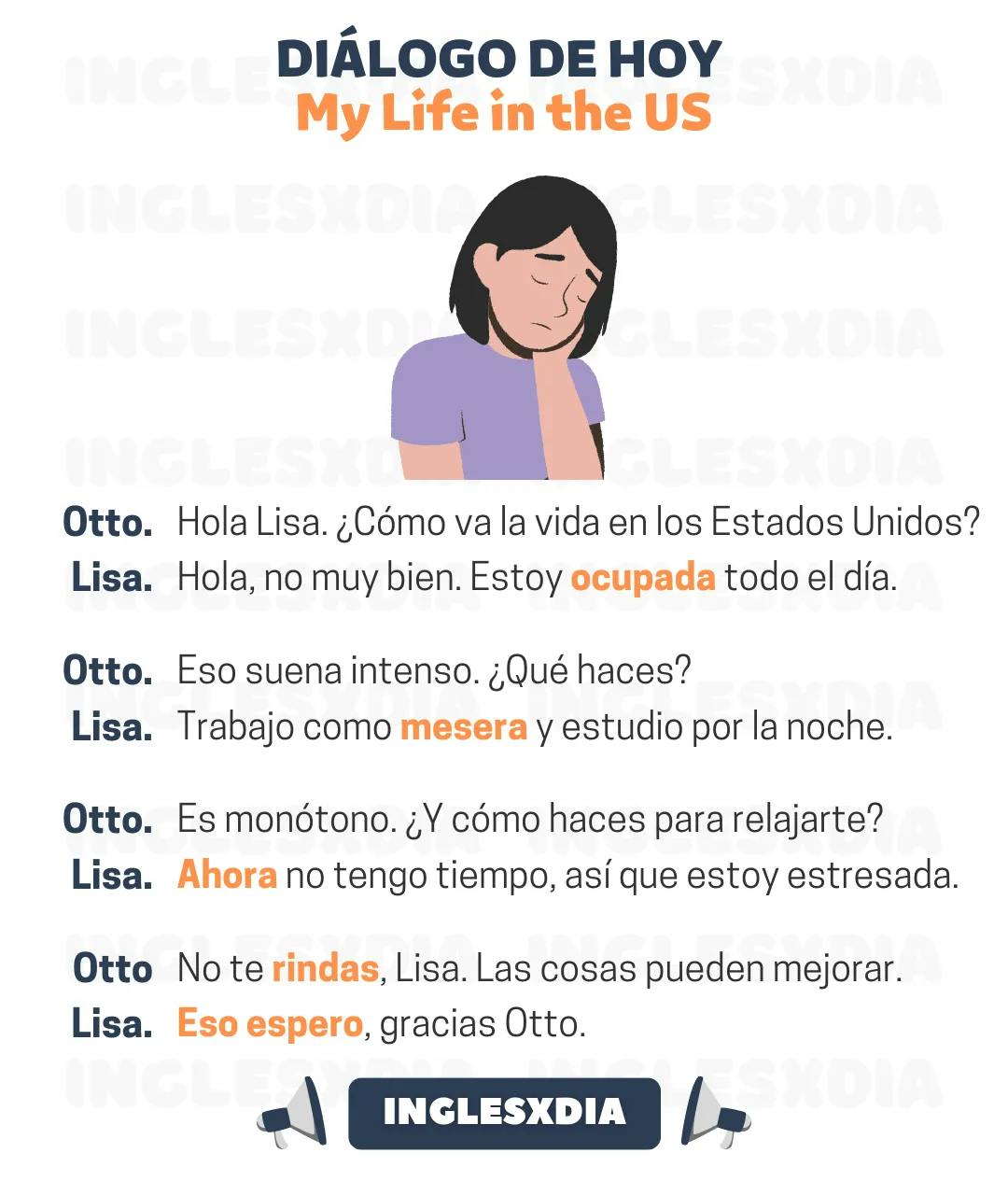 Curso de inglés en línea: conversación sobre la vida en Estados Unidos