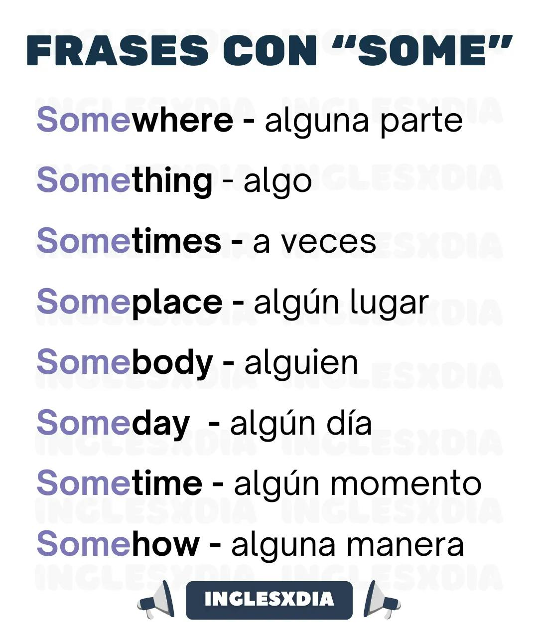 Phrases With Some